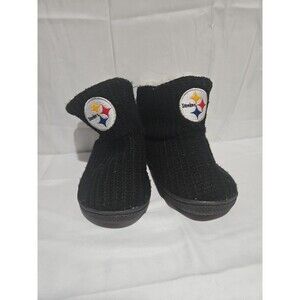 Knit Boots w/ the Steelers Logo, Fur Lined, Women's Small Size 5-6